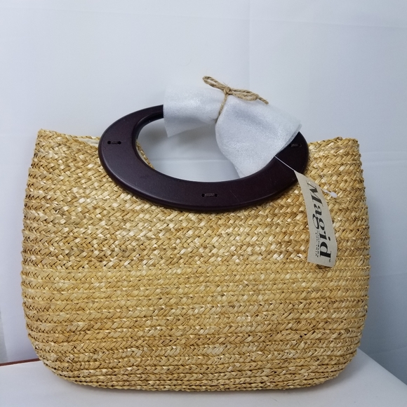 Magid Handbags - NWT Magid raffia woven straw purse